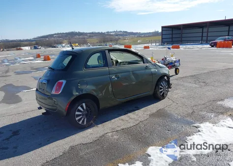 2013 Fiat 500 Pop из США, поврежденный, VIN 3C3CFFAR1DT726264